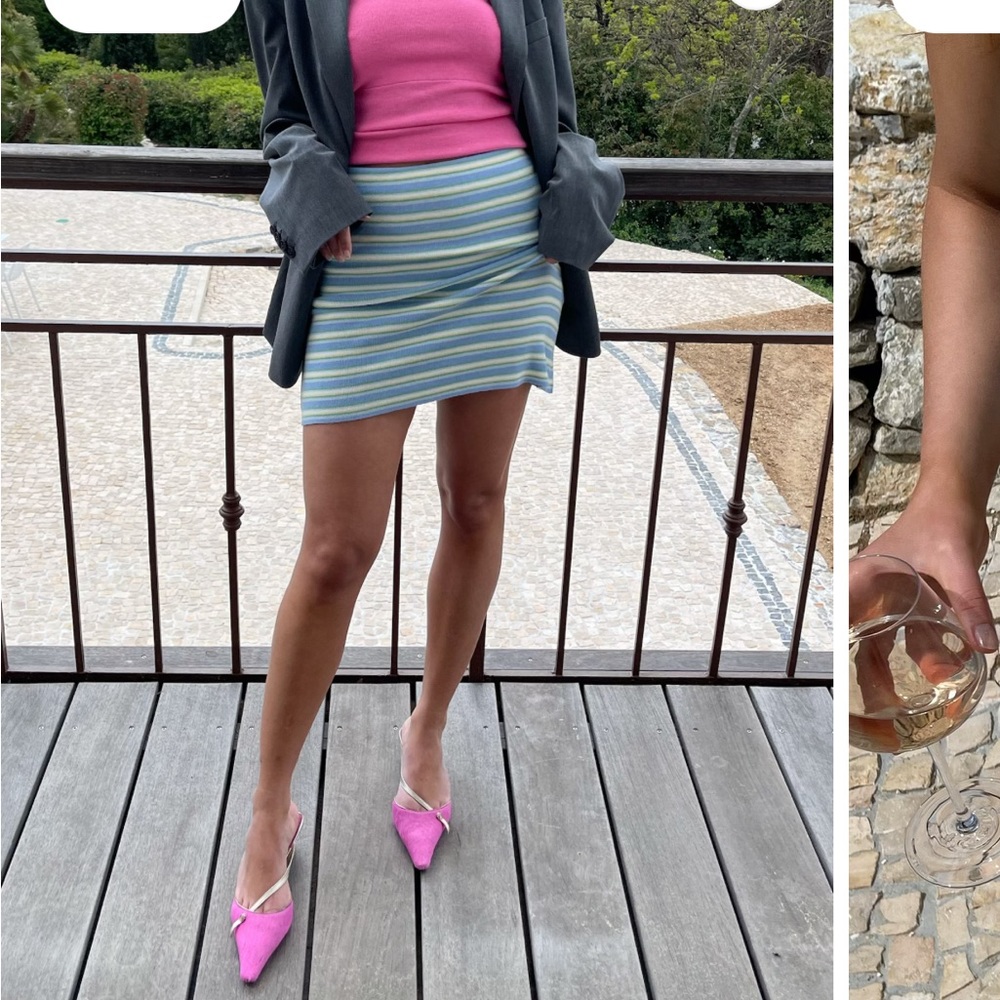 Djerf Avenue Skirt in Slushy Popsicle